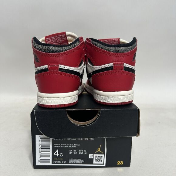 Nike Air Jordan 1 Retro High TD “Chicago/Lost & Found” 2024 - Picture 4 of 5